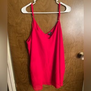 Torrid Sophie Chiffon Red Cami-4X